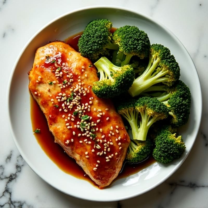 Sheet Pan Teriyaki Chicken with Crispy Broccoli