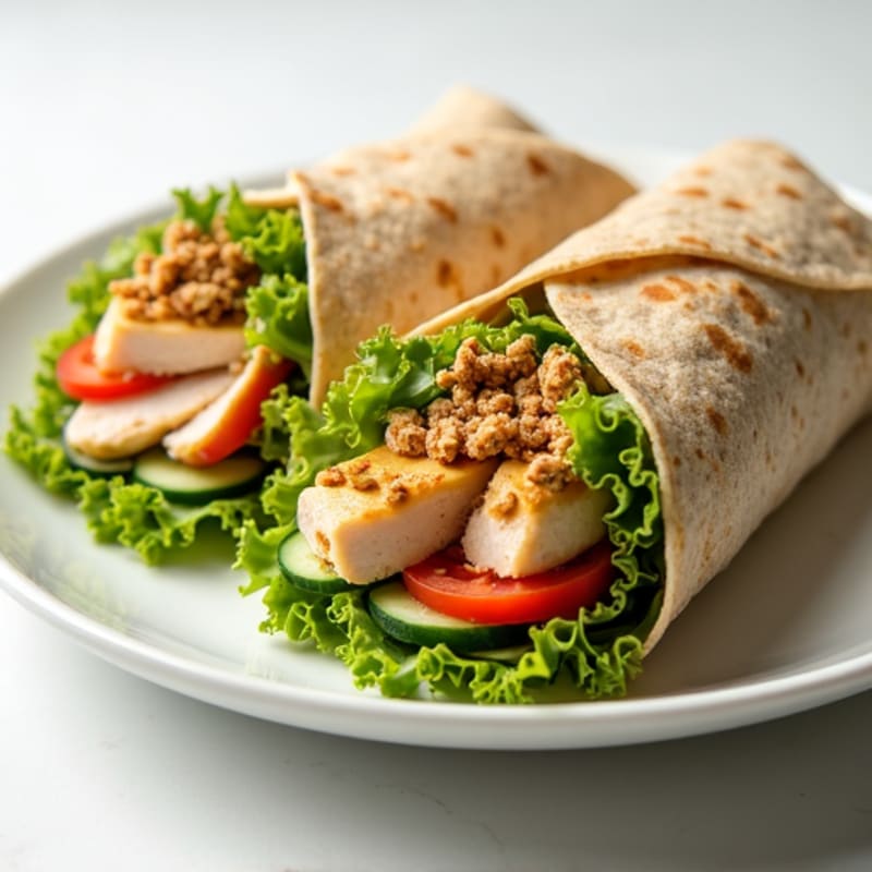 Herb-Roasted Turkey and Fresh Vegetable Wrap