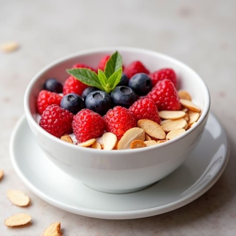 Greek Yogurt Protein Bowl with Mixed Berries