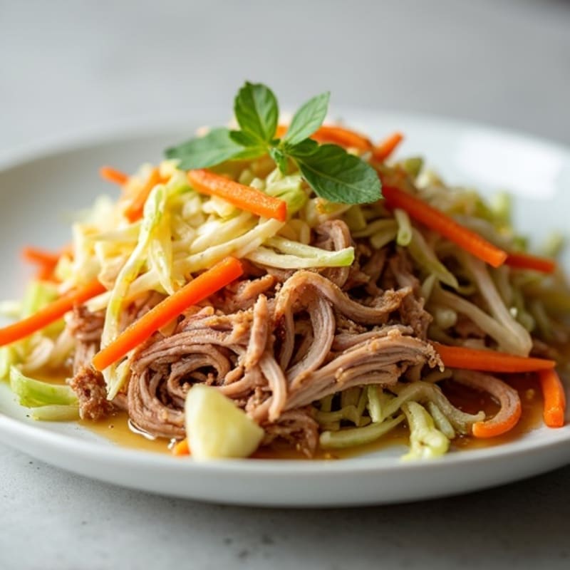 Citrus-Garlic Pulled Pork with Fresh Slaw