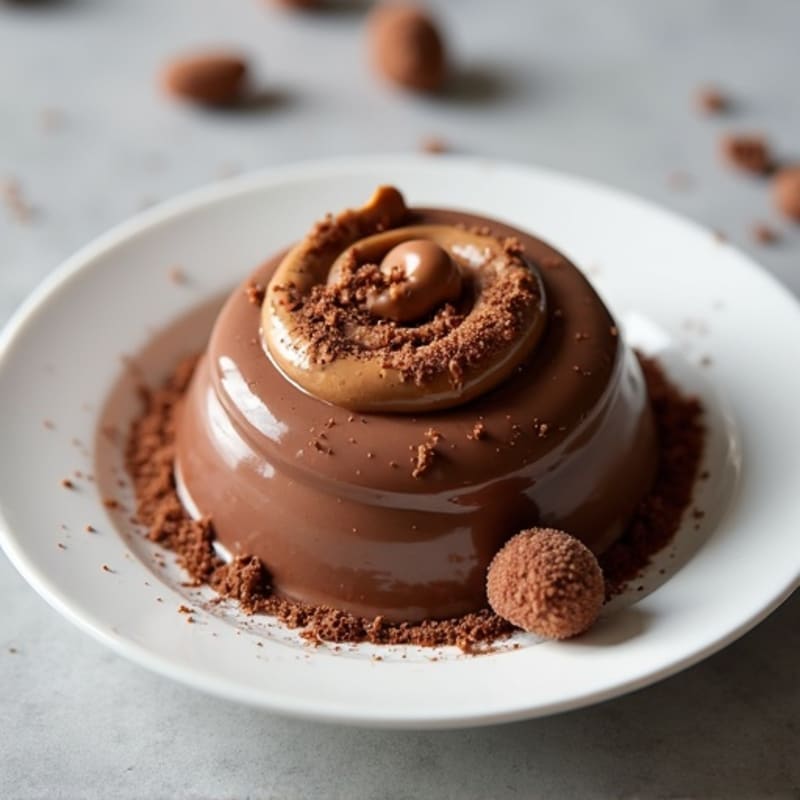 Silky Chocolate Protein Pudding with Greek Yogurt