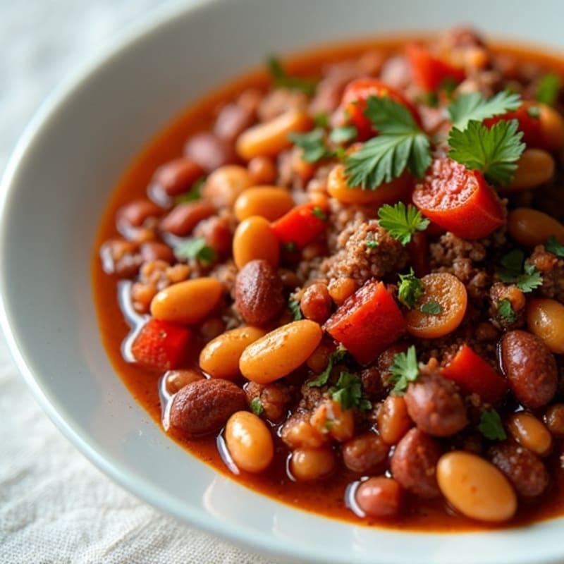 Hearty Lean Beef and Bean Chili