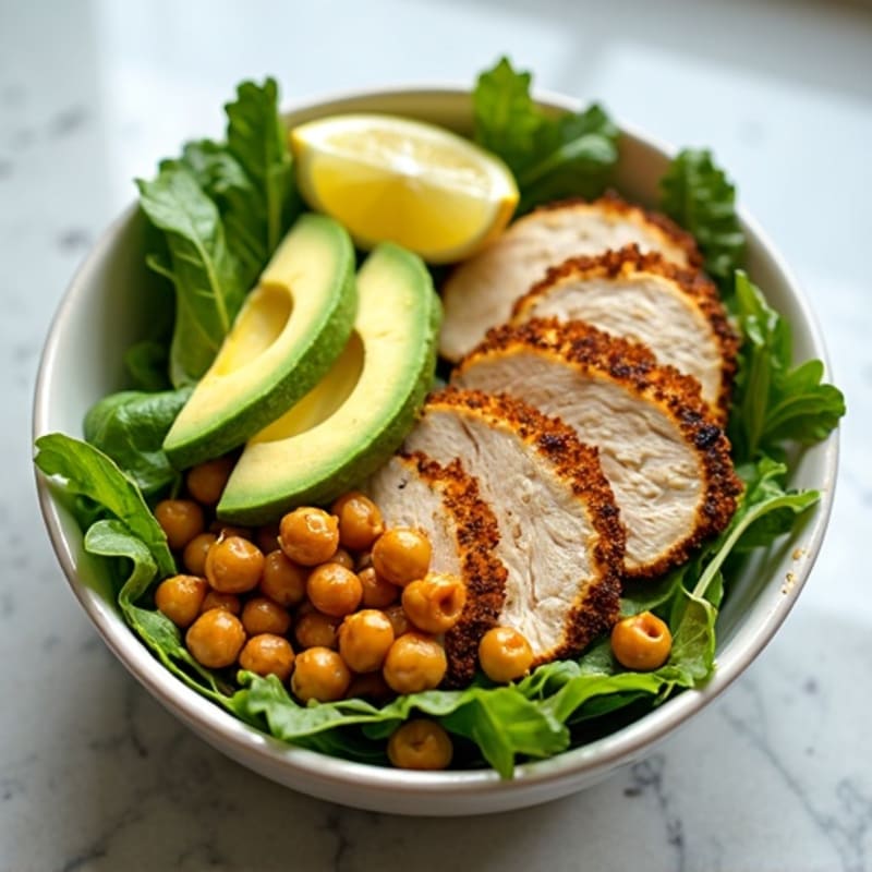 Crispy Avocado Salad Bowl