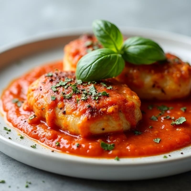 Spiced Chicken with Creamy Tomato Sauce