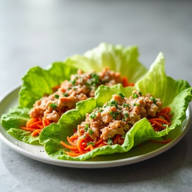 Spicy Tuna Crispy Lettuce Wraps