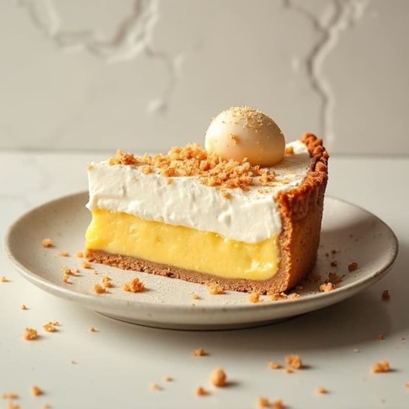 Coconut Cream Breakfast Protein Pie