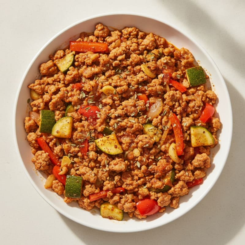 Savory Turkey and Vegetable Skillet