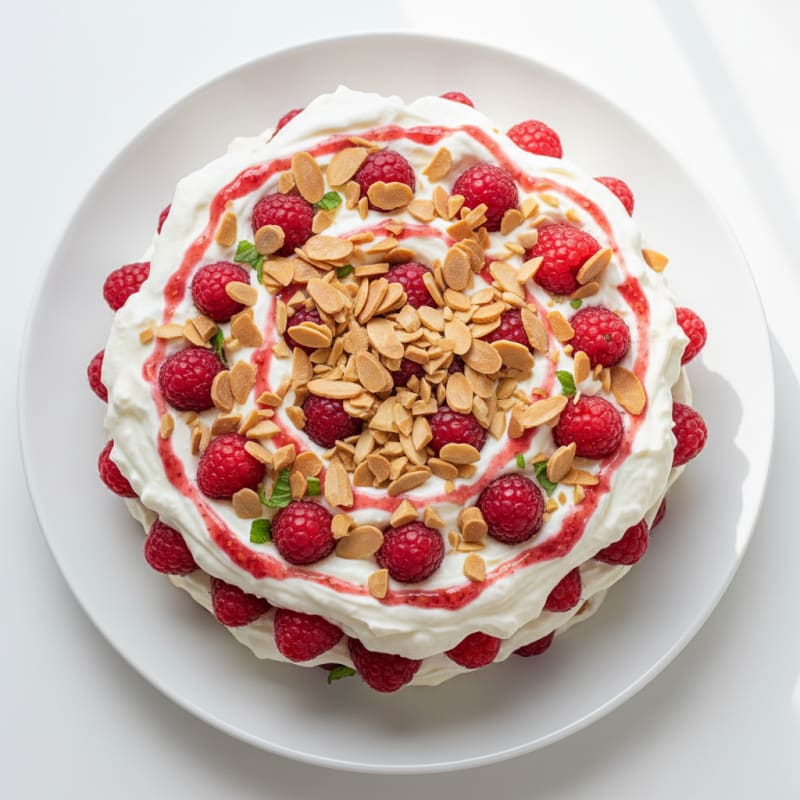 Creamy Greek Yogurt Protein Parfait with Chopped Almonds