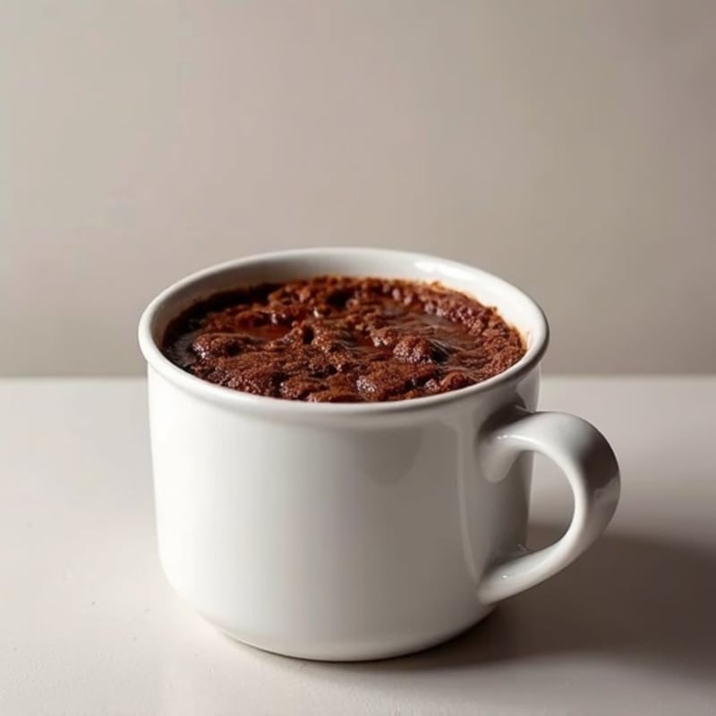 Healthy Chocolate Protein Mug Cake