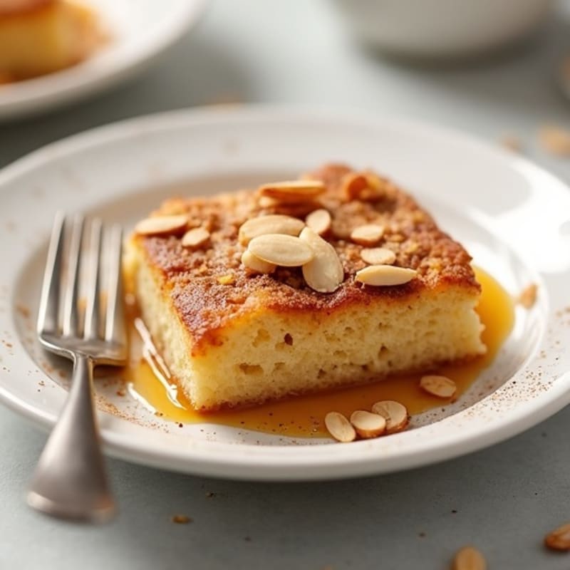 Protein-Rich Vanilla Almond Bread Pudding