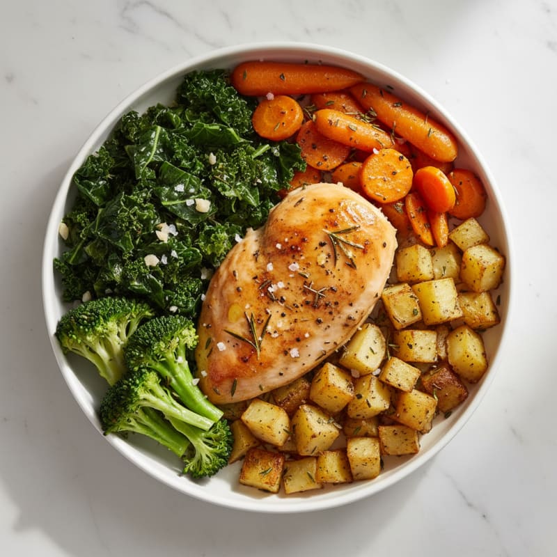 Herb-Roasted Chicken with Root Vegetables