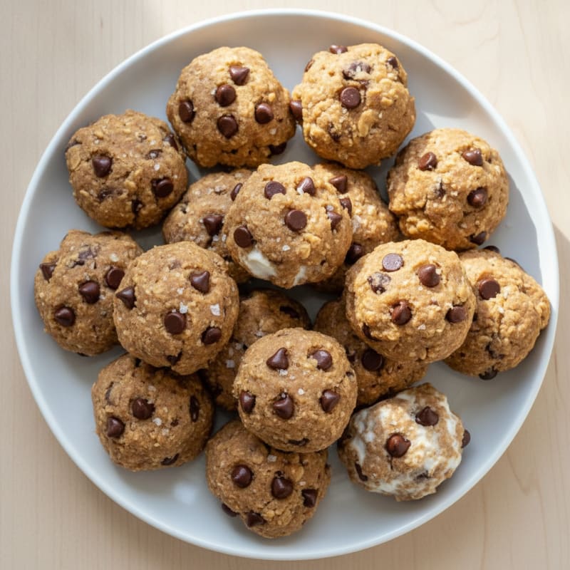 No-Bake Chocolate Chip Protein Bites