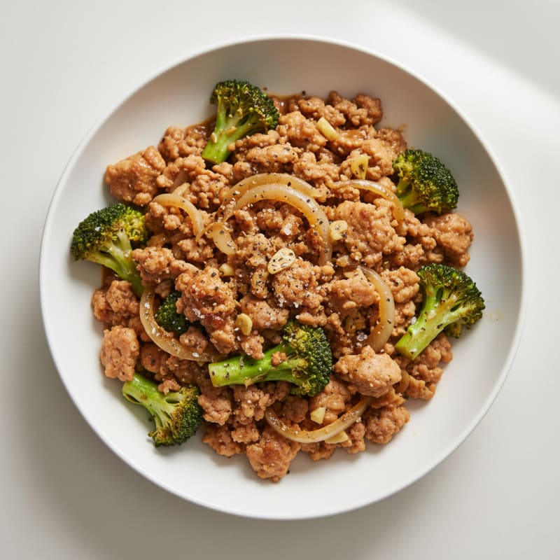 Savory Turkey and Pork Stir-Fry
