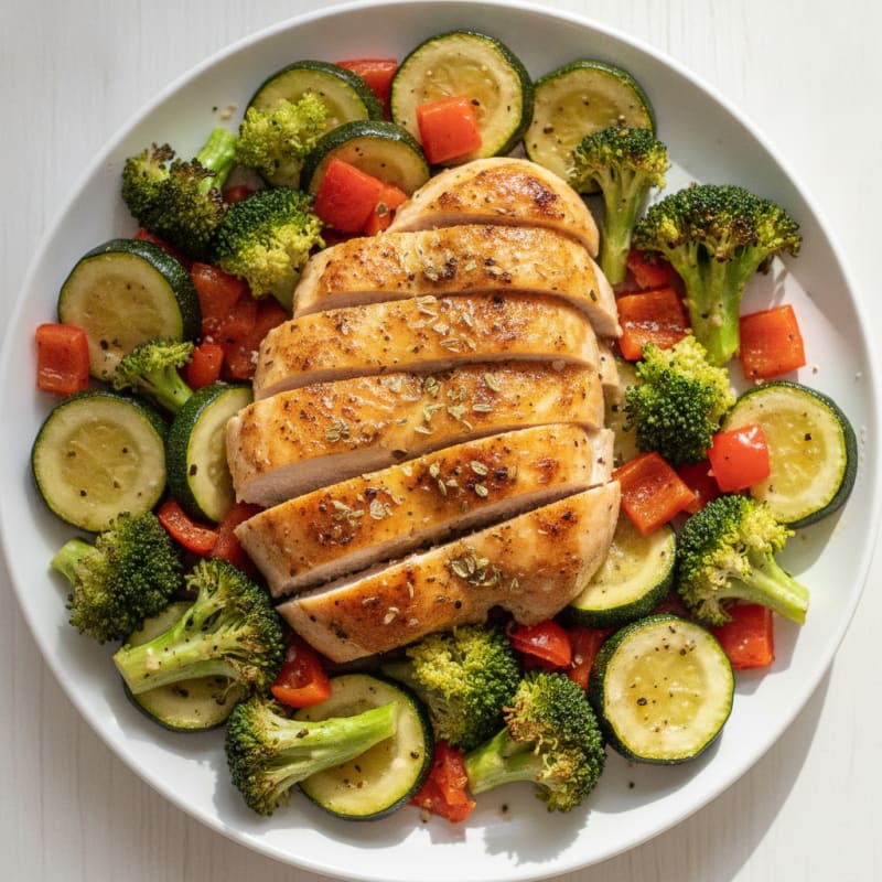 Lemon Herb Chicken and Roasted Vegetables