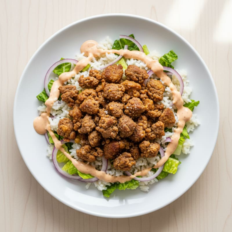 Crispy Beef and Special Sauce Bowl