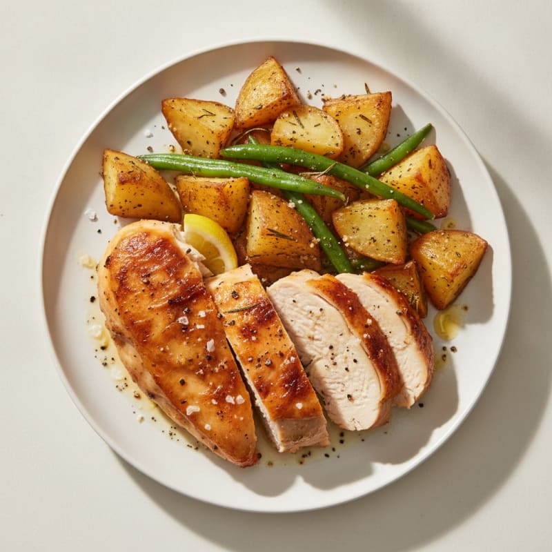 Roasted Chicken and Herb Potatoes