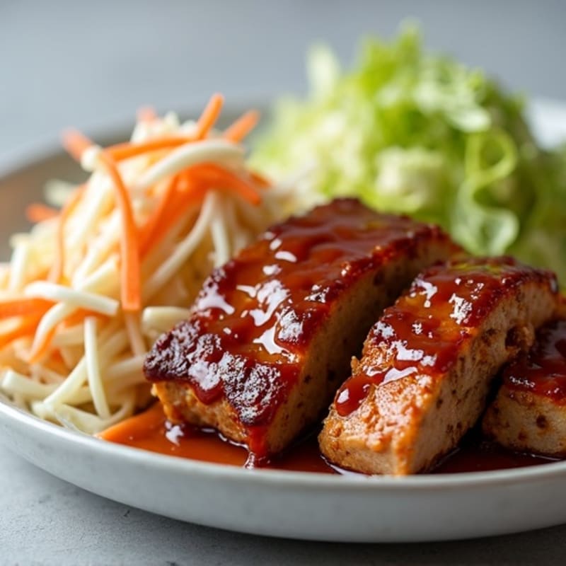 Lean BBQ Pulled Pork with Crisp Slaw
