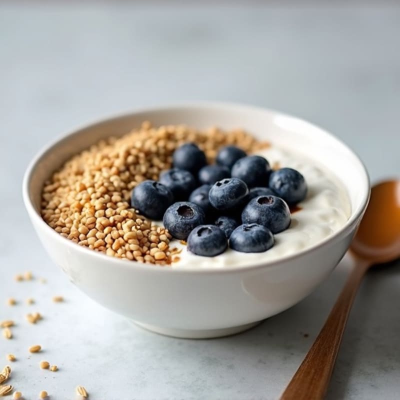 Silky Greek Yogurt Bowl with Hemp Seeds and Almond Butter