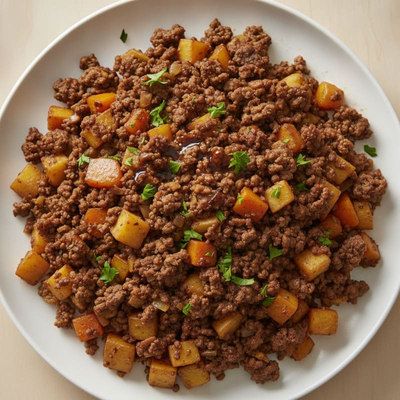 Savory Beef Mince with Root Vegetables