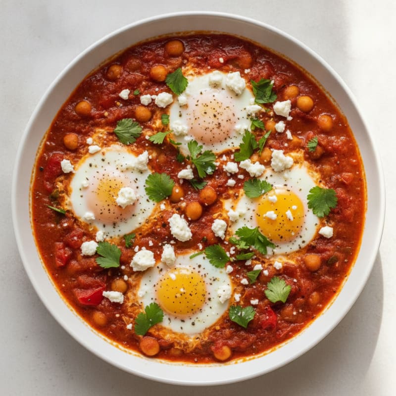 Classic Shakshuka with Feta and Herbs