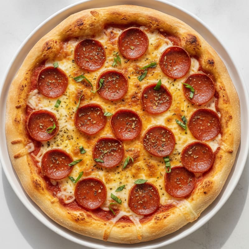 Stuffed Crust Pepperoni Pizza