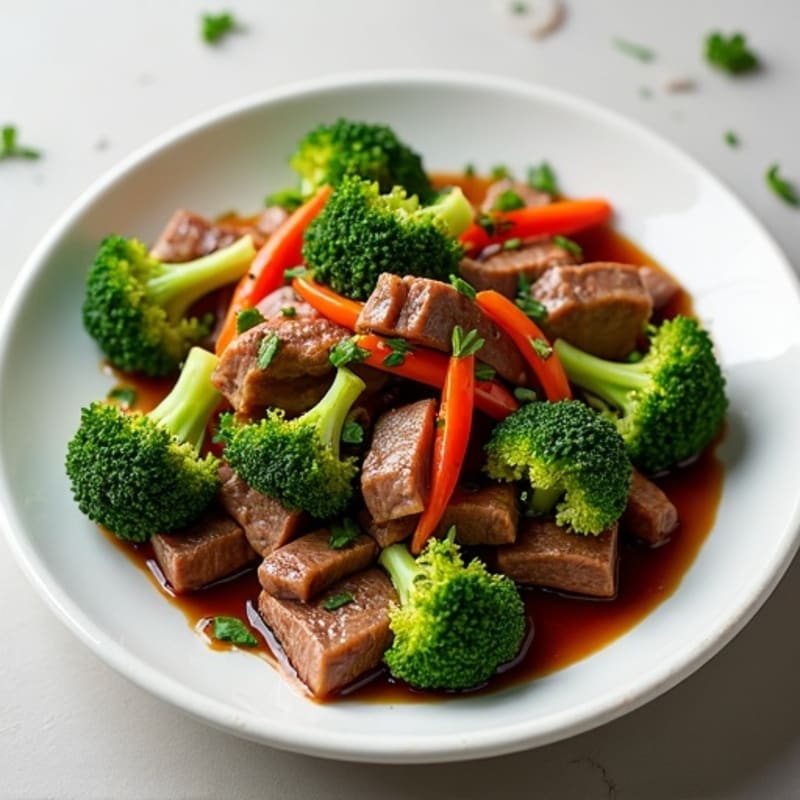 Ginger-Garlic Beef and Broccoli Stir-Fry
