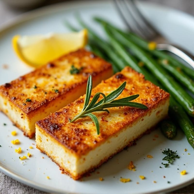 Herb-Crusted Pan-Seared Tofu Steaks