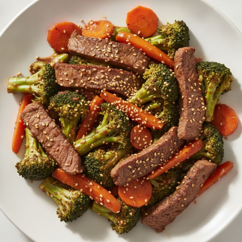 Sesame Beef and Broccoli Stir-Fry