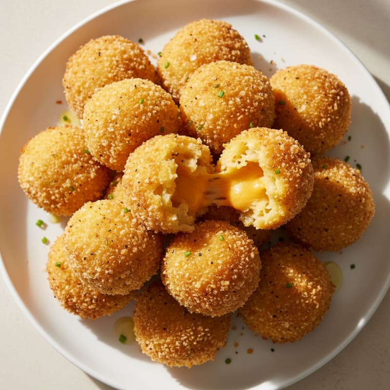 High-Protein Crispy Mac & Cheese Balls