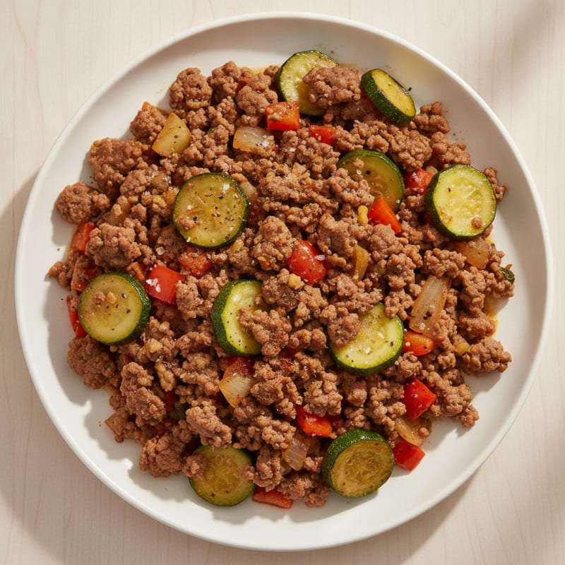 Ground Beef and Vegetable Skillet