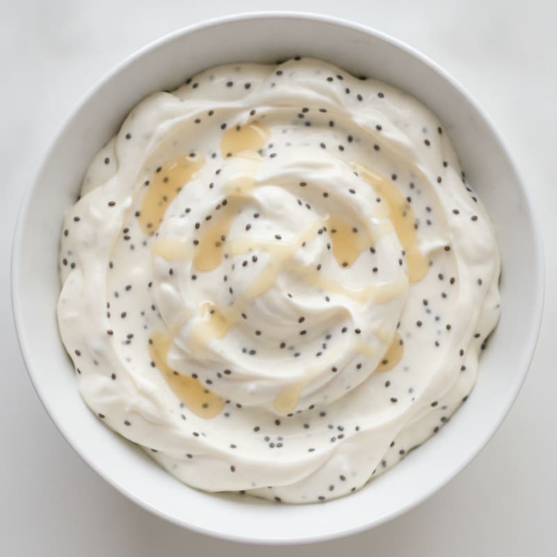 Greek Yogurt Protein Pudding with Chia Seeds