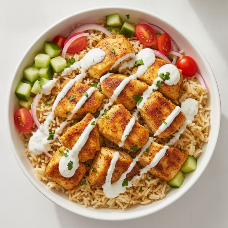 Chicken Shawarma Rice Bowl