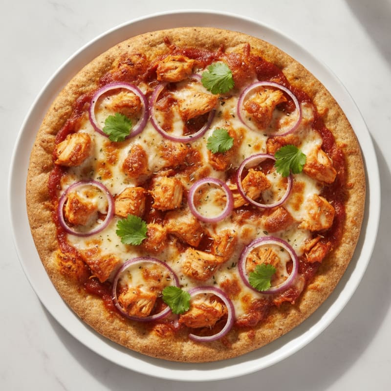 High-Protein BBQ Chicken Pizza