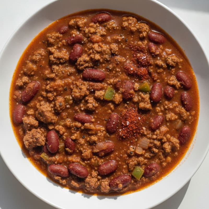 Hearty Slow Cooker Beef Chili