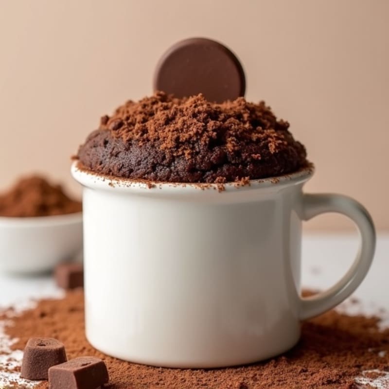 Fluffy Protein Chocolate Mug Cake
