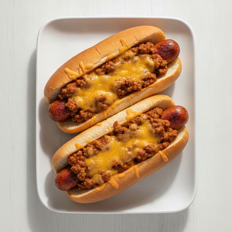 Classic Chili Cheese Hot Dogs