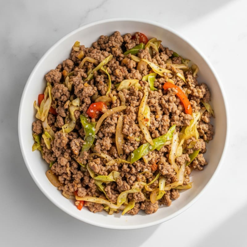 Ground Beef and Cabbage Skillet
