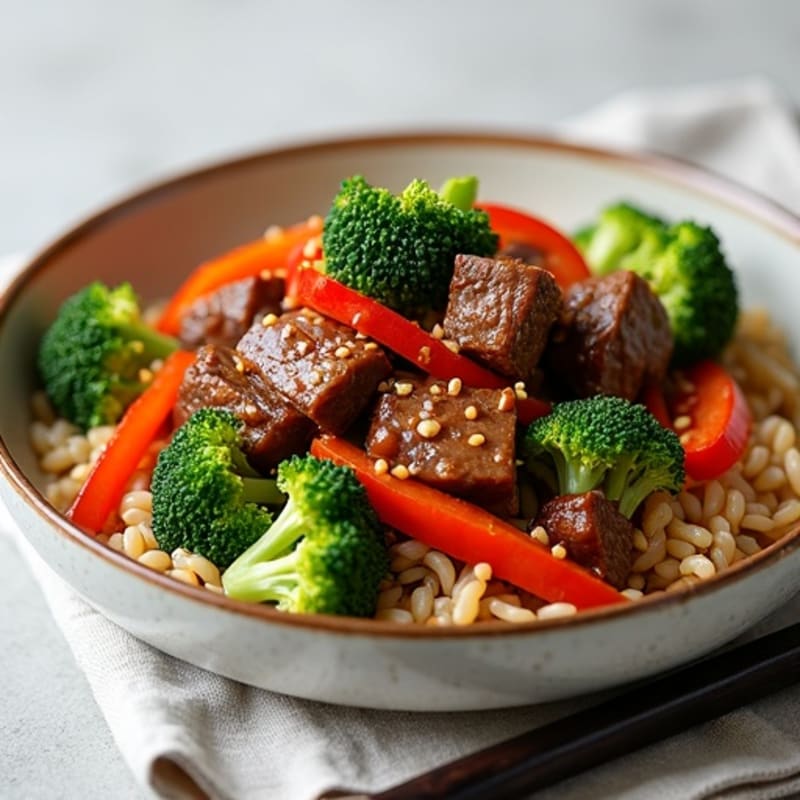Lean Beef Stir-Fry with Sweet Garlic Sauce