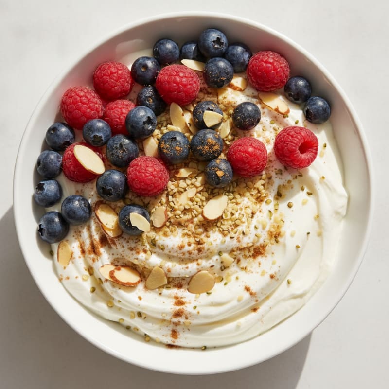 Greek Yogurt Berry Protein Bowl