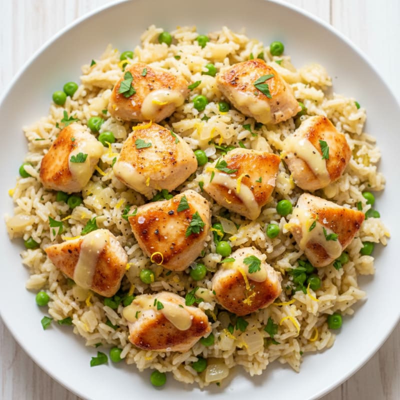 Zesty Lemon Herb Rice Pilaf