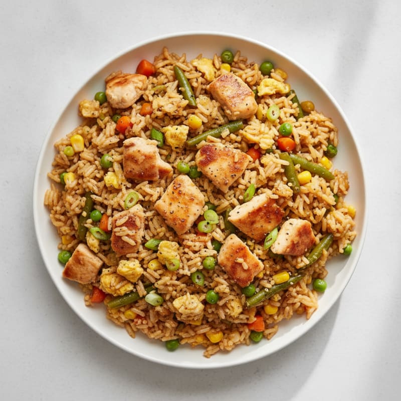 Chicken and Vegetable Fried Rice
