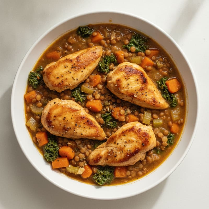 Savory Brown Stew with Mixed Vegetables
