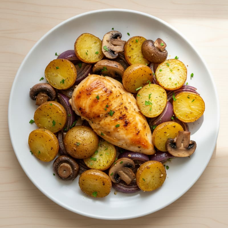 Sheet Pan Chicken with Roasted Vegetables