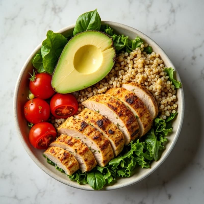 Herb-Roasted Shredded Chicken Bowl