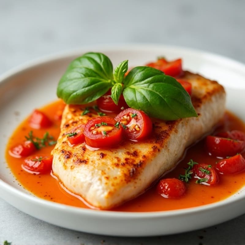 Pan-Seared Chicken with Creamy Spiced Tomato Sauce
