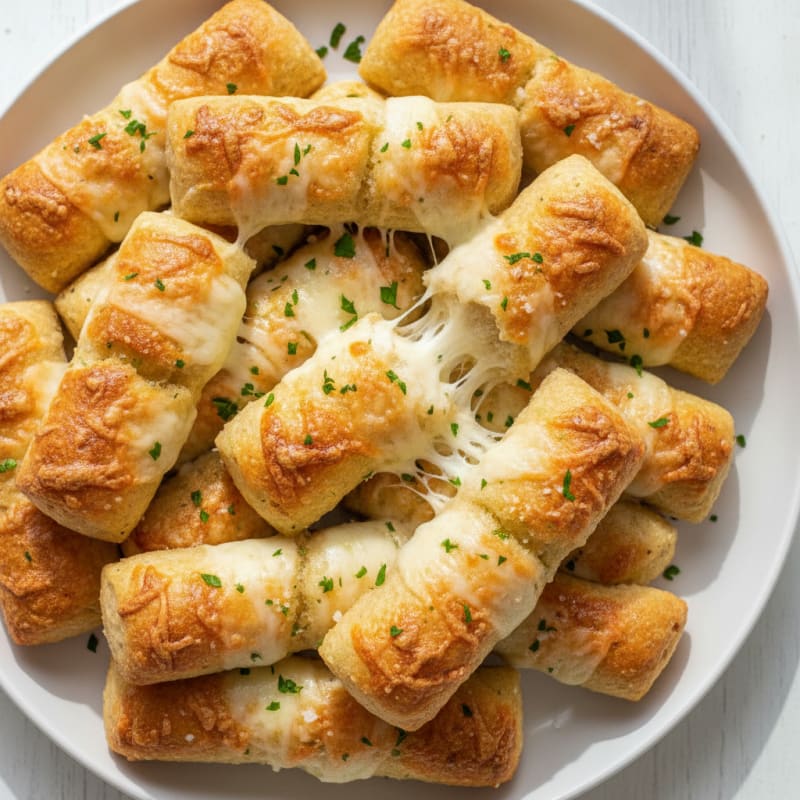 Cheesy Garlic Butter Breadsticks