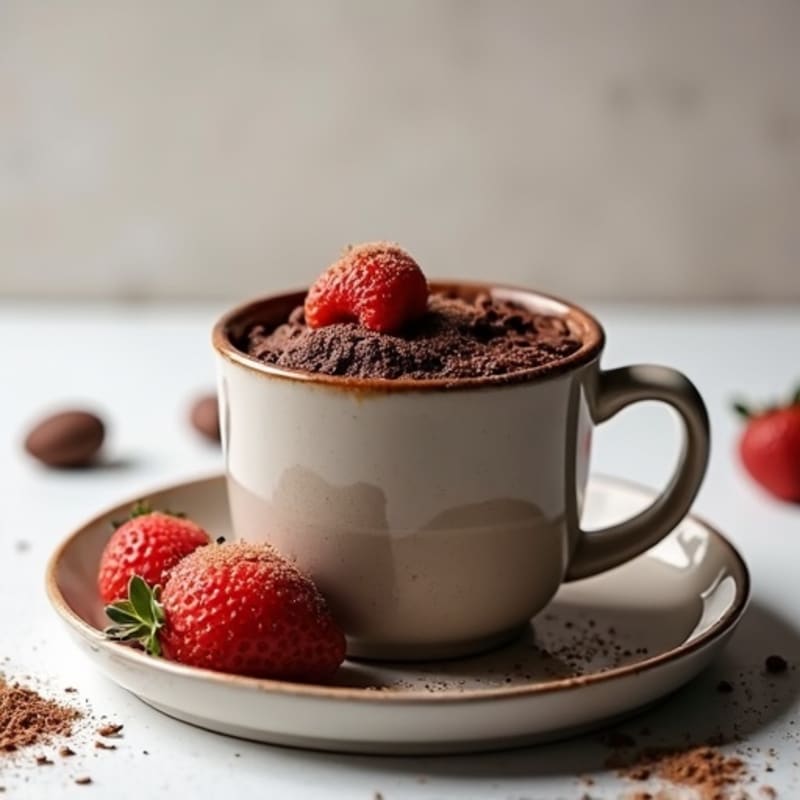 Fudgy High-Protein Chocolate Mug Cake