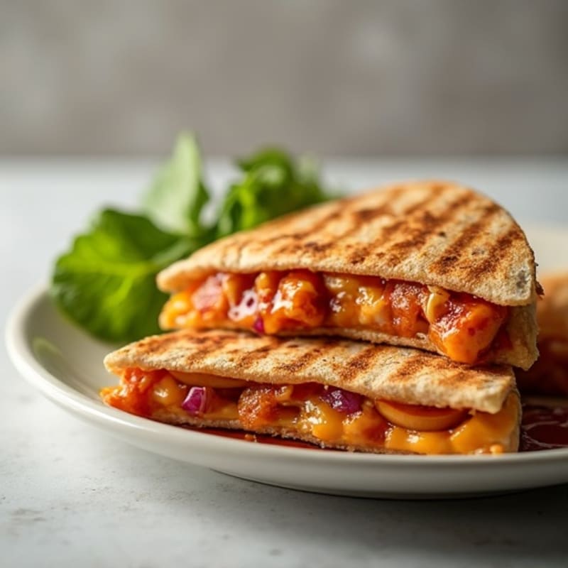 Crispy BBQ Chicken Quesadilla