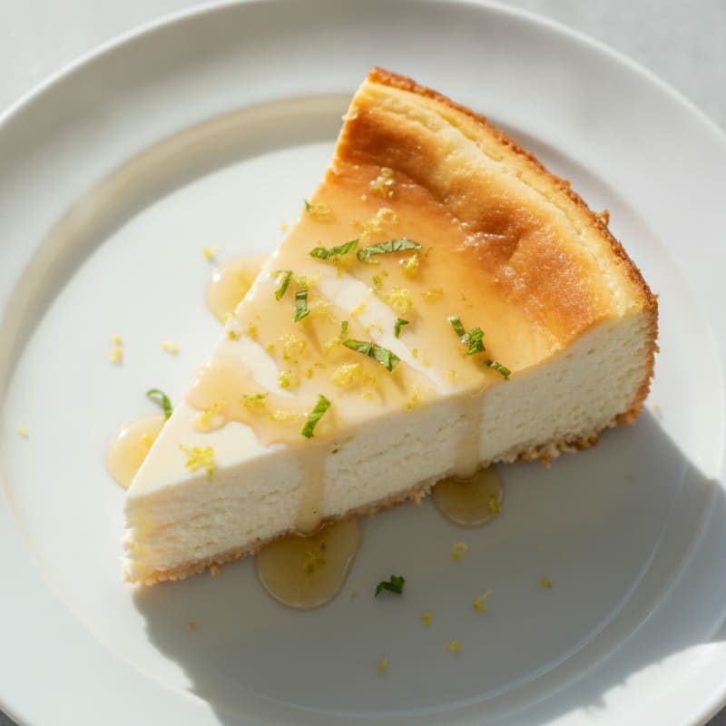 Creamy Greek Yogurt Protein Cheesecake