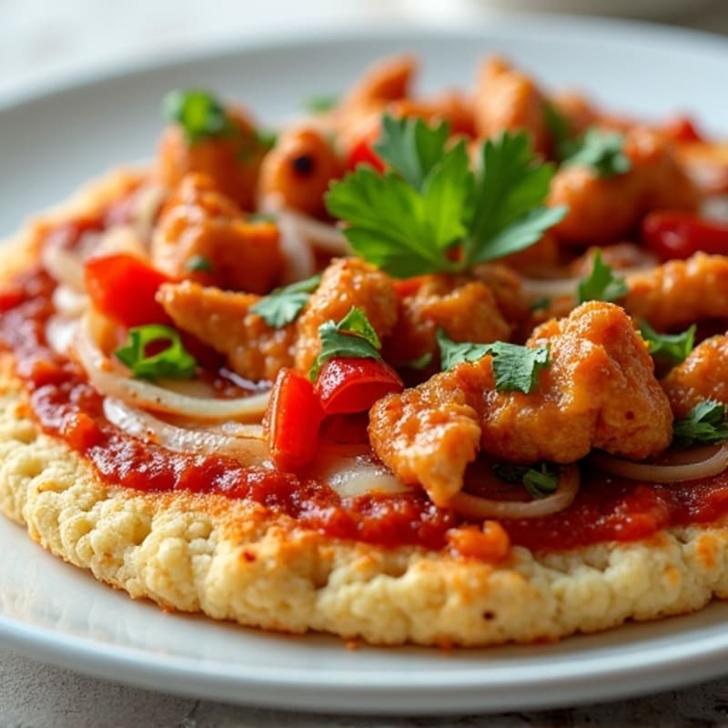Crispy BBQ Chicken Pizza
